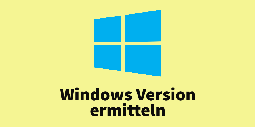 Windows Version ermitteln