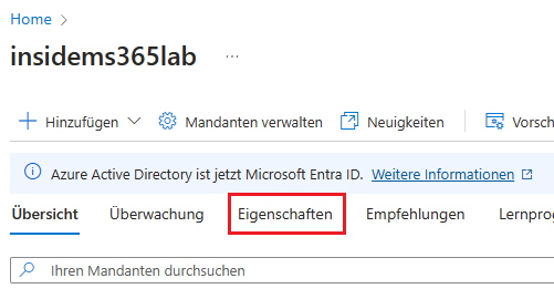 Sicherheitsstandards in Microsoft 365 für die gesamte Organisation deaktivieren