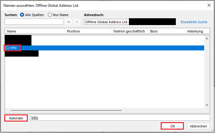 Outlook Kalender hinzufügen