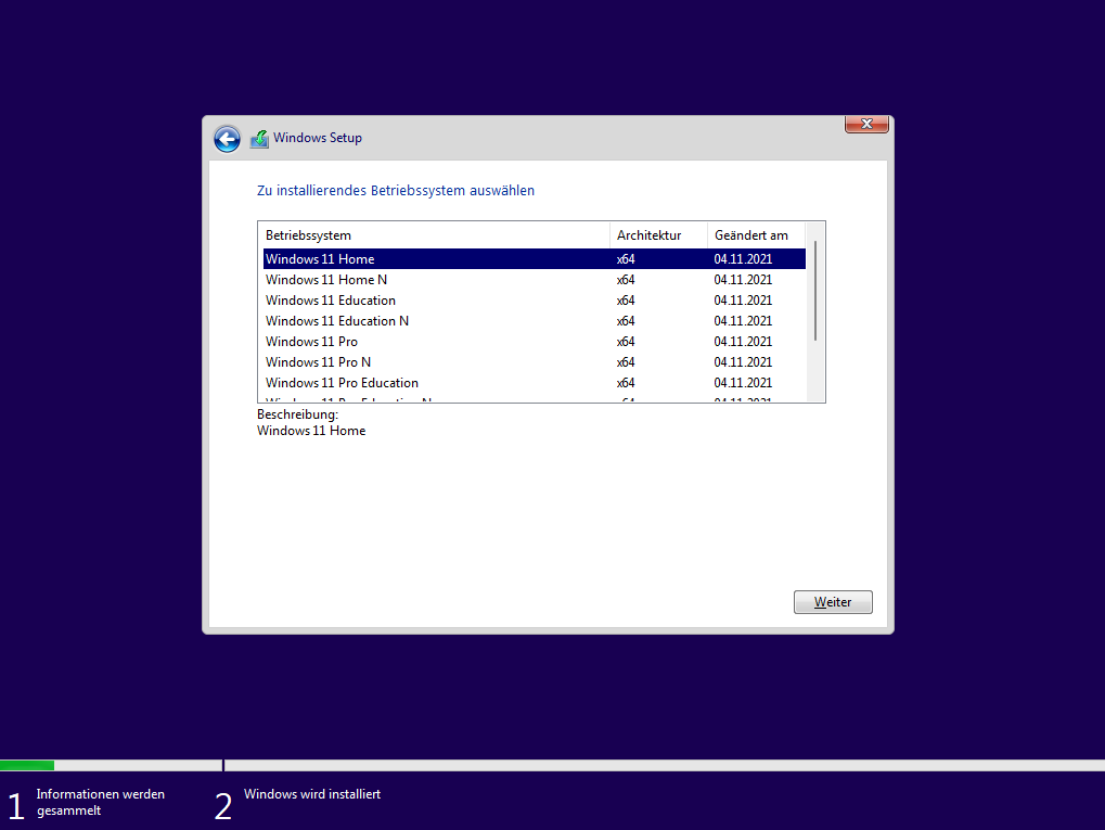 Windows 11 installieren