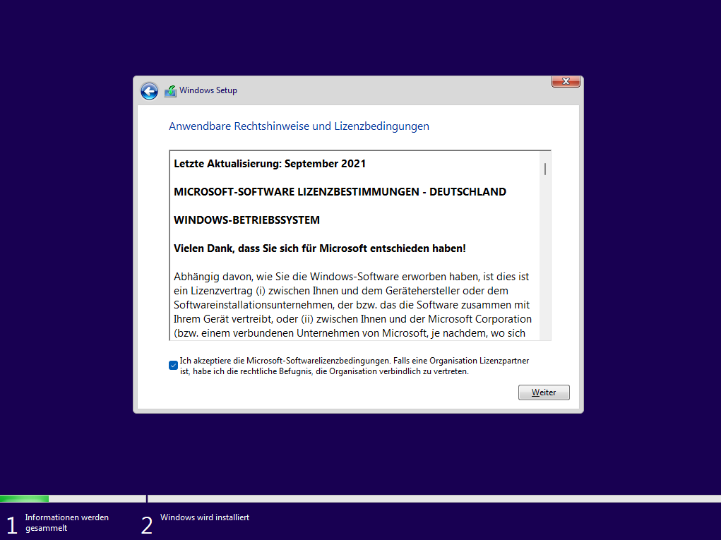Windows 11 installieren