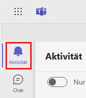 Microsoft Teams Aktivitäten filtern