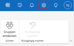 Sprache bei einem freigegebenem Postfach ändern