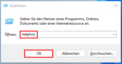 Automatische Anmeldung bei Windows 11 aktivieren