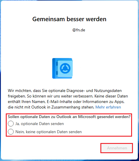 Freenet E-Mail-Konto im neuen Outlook einrichten