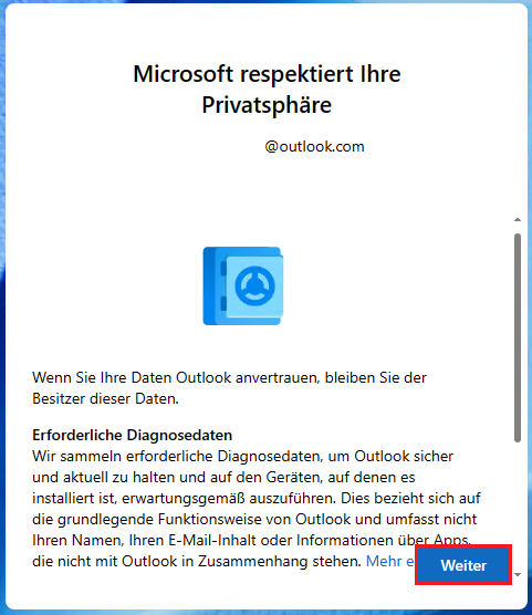 Outlook.com E-Mail-Konto im neuen Outlook einrichten