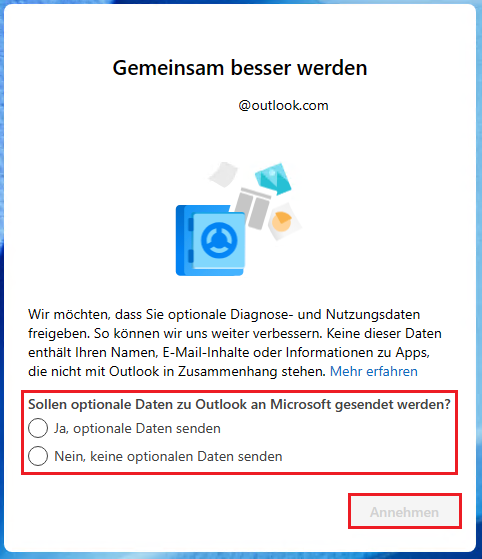 Outlook.com E-Mail-Konto im neuen Outlook einrichten