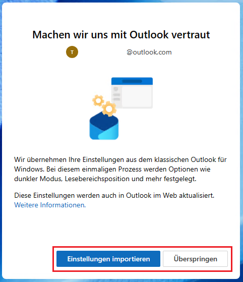 Outlook.com E-Mail-Konto im neuen Outlook einrichten