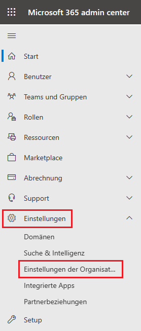 Pronomen Feature in Microsoft 365 aktivieren