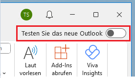 Neue Outlook für Windows aktivieren