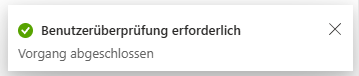 Erneute Registrierung der Microsoft MFA anfordern