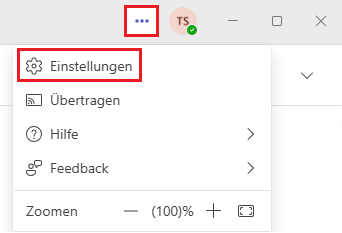 Microsoft Teams Benachrichtigungen positionieren